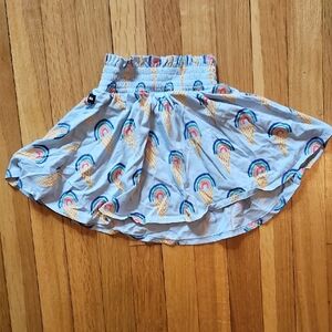 Tea Collection Light Blue Ice Cream & Rainbow Skirt
